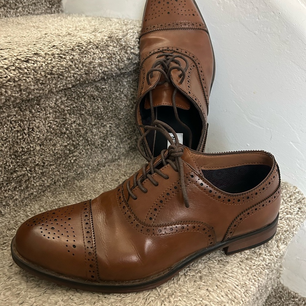 Men's Brown Oxford Dress Shoes